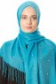 Kadri - Turkis Hijab Med perler - Özsoy