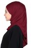 Kaisa - Bordeaux Praktisk Bumuld Hijab