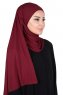 Kaisa - Bordeaux Praktisk Bumuld Hijab