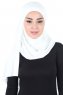 Kaisa - Creme Praktisk Bumuld Hijab