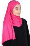 Kaisa - Fuchsia Praktisk Bumuld Hijab
