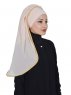 Louise - Beige Praktisk Hijab - Ayse Turban