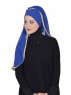 Louise - Blå Praktisk Hijab - Ayse Turban