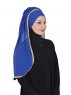 Louise - Blå Praktisk Hijab - Ayse Turban