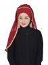 Louise - Bordeaux Praktisk Hijab - Ayse Turban