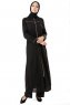 Lylah - Sort Abaya - Miss Cazibe