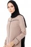 Lylah - Taupe Abaya - Miss Cazibe