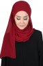Malin - Bordeaux Praktisk Chiffon Hijab