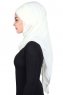 Malin - Creme Praktisk Chiffon Hijab