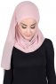 Malin - Gammelrosa Praktisk Chiffon Hijab