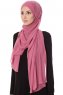 Mehtap - Mørkrosa Praktisk One Piece Chiffon Hijab