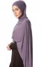 Melek - Mørke Lilla Premium Jersey Hijab - Ecardin