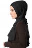 Melek - Sort Premium Jersey Hijab - Ecardin