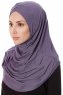 Mia - Lilla One-Piece Al Amira Hijab - Ecardin
