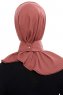 Narin - Clay Praktisk One Piece Crepe Hijab