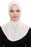 Narin - Lys Beige Praktisk One Piece Crepe Hijab