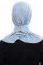 Narin - Lyseblå Praktisk One Piece Crepe Hijab