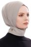 Narin - Sand Praktisk One Piece Crepe Hijab