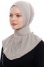 Narin - Sand Praktisk One Piece Crepe Hijab