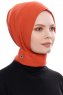 Narin - Murstensrød Praktisk One Piece Crepe Hijab
