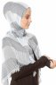Necla - Blå To Farvede Hijab - Özsoy