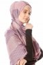 Necla - Mørkrosa To Farvede Hijab - Özsoy