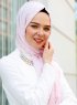 Nesrin - Pink Mønstrede Hijab - Sal Evi