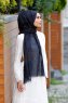 Nija - Sort Mønstrede Hijab - Sal Evi