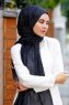 Nija - Sort Mønstrede Hijab - Sal Evi