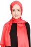 Nuray - Glansig Mörkrosa Hijab 8A11a