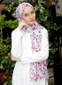 Pariza - Pink Mønstrede Hijab