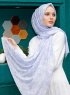Pariza - Grå Mønstrede Hijab