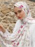 Pariza - Gul Mønstrede Hijab