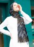 Pariza - Sort Cirkel Mønstrede Hijab
