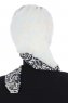 Regina - Marine Blå & Lyseblå Chiffon Instant Turban