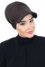 Sandra - Brun Bomuld Turban - Ayse Turban