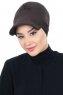 Sandra - Brun Bomuld Turban - Ayse Turban