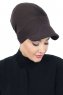 Sandra - Brun Bomuld Turban - Ayse Turban