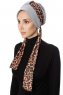 Sanem - Grå Turban