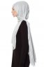 Seda - Lysegrå Jersey Hijab - Ecardin