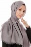 Selma - Mørkegrå Hijab - Gülsoy