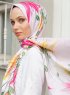 Yumna - Gammelrosa Mønstrede Hijab