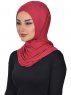 Sofia - Bordeaux Praktisk Bumuld Hijab