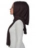 Sofia - Brun Praktisk Bumuld Hijab