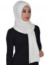 Sofia - Creme Praktisk Bumuld Hijab