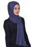 Sofia - Marine Blå Praktisk Bumuld Hijab