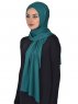 Sofia - Mørkegrøn Praktisk Bumuld Hijab