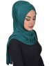 Sofia - Mørkegrøn Praktisk Bumuld Hijab
