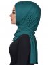 Sofia - Mørkegrøn Praktisk Bumuld Hijab