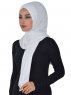 Sofia - Hvid Praktisk Bumuld Hijab